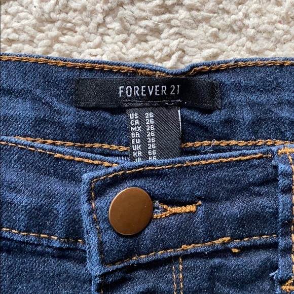 Forever 21 dark wash jeans - Picture 2 of 5